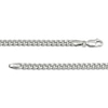 Thumbnail Image 3 of Hollow Cuban Curb Chain Necklace 3.75mm 10K White Gold 24"