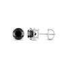 Thumbnail Image 3 of Round-Cut Black Diamond Solitaire Stud Earrings 3 ct tw 10K White Gold (I3)