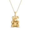 Thumbnail Image 1 of Teddy Bear Jewelry Collection Honoring St. Jude Necklace 10K Yellow Gold 18&quot;