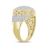 Thumbnail Image 2 of Linked Always Men's Diamond Chain Link Ring 1-1/2 ct tw 10K Yellow Gold