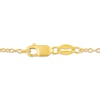 Thumbnail Image 2 of Cultured Pearl & Diamond Station Necklace 5/8 ct tw 10K Yellow Gold 18&quot;