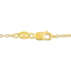 Thumbnail Image 4 of Cultured Pearl & Diamond Drop Necklace 1/4 ct tw 10K Yellow Gold 18&quot;