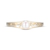 Thumbnail Image 3 of Cultured Pearl Swirl Ring 10K Yellow Gold