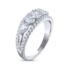 Thumbnail Image 2 of THE LEO Legacy Lab-Grown Diamond Multi-Shape Anniversary Ring 1-5/8 ct tw 14K White Gold