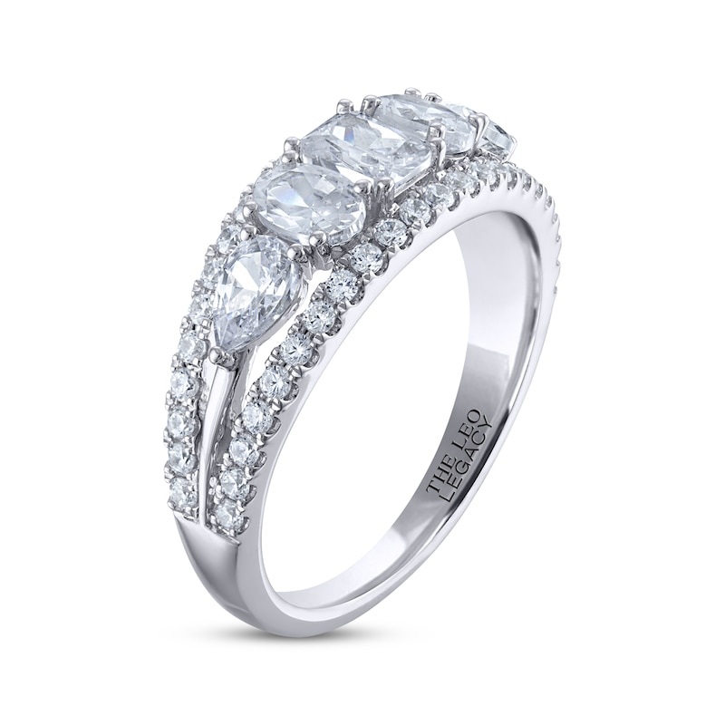 Main Image 2 of THE LEO Legacy Lab-Grown Diamond Multi-Shape Anniversary Ring 1-5/8 ct tw 14K White Gold