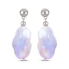 Thumbnail Image 2 of Baroque Cultured Pearl Drop Earrings Sterling Silver