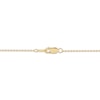 Thumbnail Image 2 of Cultured Pearl & Diamond Swirl Necklace 1/10 ct tw 10K Yellow Gold 18"