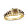 Thumbnail Image 0 of Le Vian Diamond Cushion Halo Ring 1-1/4 ct tw 14K Honey Gold