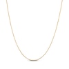 Thumbnail Image 1 of Solid Diamond-Cut Adjustable Wheat Chain Necklace 0.85mm 14K Yellow Gold 22&quot;