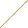 Thumbnail Image 3 of Solid Diamond-Cut Adjustable Wheat Chain Necklace 0.85mm 14K Yellow Gold 22&quot;