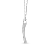 Thumbnail Image 2 of Lab-Grown Diamonds by KAY Infinity Necklace 1/3 ct tw Sterling Silver 18&quot;