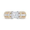 Thumbnail Image 2 of Princess-Cut Diamond Engagement Ring 2 ct tw 14K Two-Tone Gold