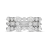 Thumbnail Image 2 of Neil Lane Artistry Baguette, Pear, Marquise & Round-cut  Lab-Grown diamond Anniversary Band 3 ct tw 14K White Gold