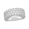 Thumbnail Image 1 of Neil Lane Artistry Lab-Grown Diamond Three-Row Anniversary Ring 3 ct tw 14K White Gold