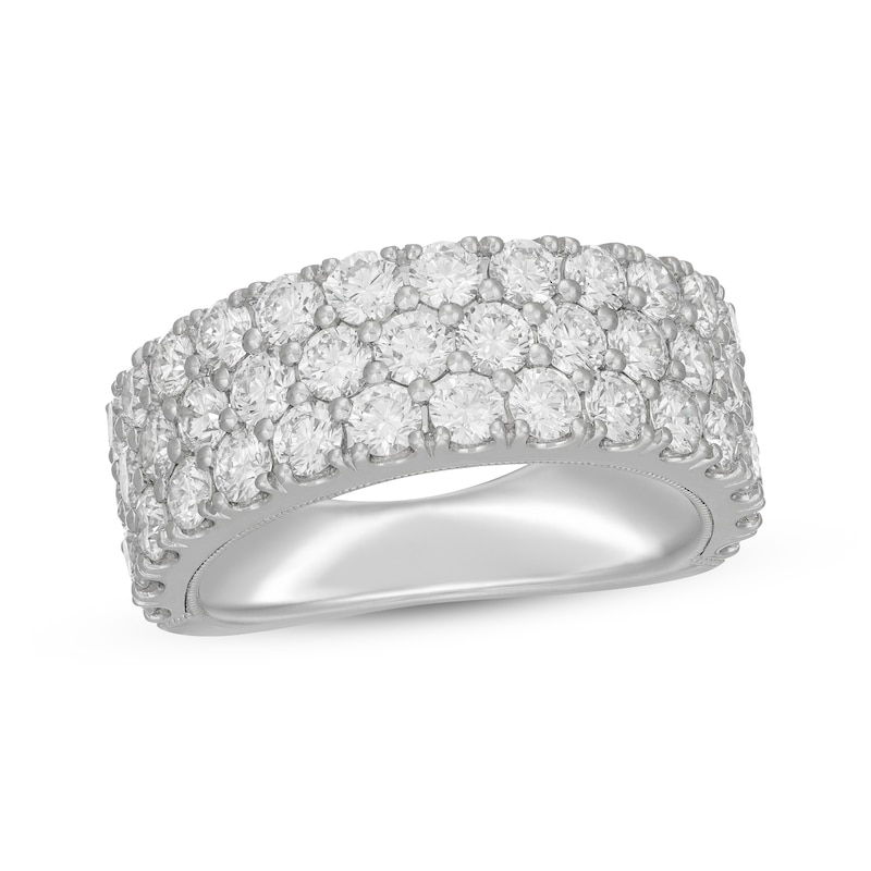 Main Image 1 of Neil Lane Artistry Lab-Grown Diamond Three-Row Anniversary Ring 3 ct tw 14K White Gold