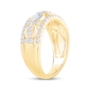 Thumbnail Image 1 of Marquise & Round-Cut Diamond Anniversary Ring 7/8 ct tw 14K Yellow Gold