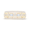 Thumbnail Image 2 of Marquise & Round-Cut Diamond Anniversary Ring 7/8 ct tw 14K Yellow Gold