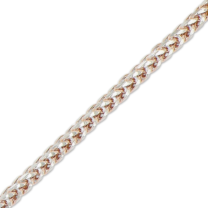 Main Image 2 of Hollow Wheat Chain Necklace 2.7mm 10K Rose Gold 20&quot;