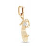 Thumbnail Image 2 of Charmed Memories Strappy Heeled Shoe Charm 10K Two-Tone Gold