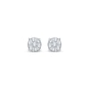 Thumbnail Image 2 of Multi-Diamond Stud Earrings 1/10 ct tw 10K White Gold