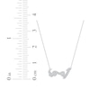 Thumbnail Image 6 of Diamond Arabic &quot;Mother&quot; Necklace 1/5 ct tw 10K White Gold 18&quot;