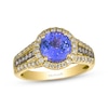 Thumbnail Image 1 of Le Vian Tanzanite Ring 5/8 ct tw Diamonds 14K Honey Gold