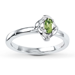 Stackable Ring Peridot Sterling Silver