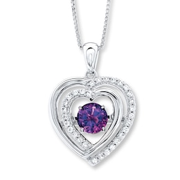 Unstoppable Love Necklace Amethyst Sterling Silver