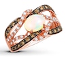 Thumbnail Image 0 of Le Vian Opal Ring 1/2 ct tw Diamonds 14K Strawberry Gold