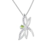 Thumbnail Image 4 of Dragonfly Necklace Multi-Gemstone Sterling Silver