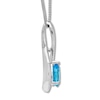 Thumbnail Image 2 of Blue Topaz Necklace Sterling Silver