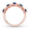 Thumbnail Image 2 of Le Vian Blue Topaz Ring with Diamonds 14K Strawberry Gold