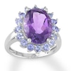 Thumbnail Image 1 of Amethyst & Tanzanite Ring Sterling Silver