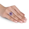 Thumbnail Image 3 of Amethyst & Tanzanite Ring Sterling Silver