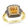 Thumbnail Image 1 of Le Vian Citrine Ring 5/8 ct tw Diamonds 14K Honey Gold