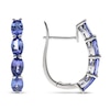 Thumbnail Image 1 of Tanzanite Hoop Earrings Sterling Silver