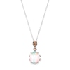 Thumbnail Image 1 of Le Vian Opal Necklace 1/4 ct tw Diamonds 14K Vanilla Gold 18&quot;