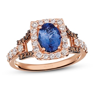 Le Vian Tanzanite Ring 3/4 ct tw Diamonds 14K Strawberry Gold | Kay