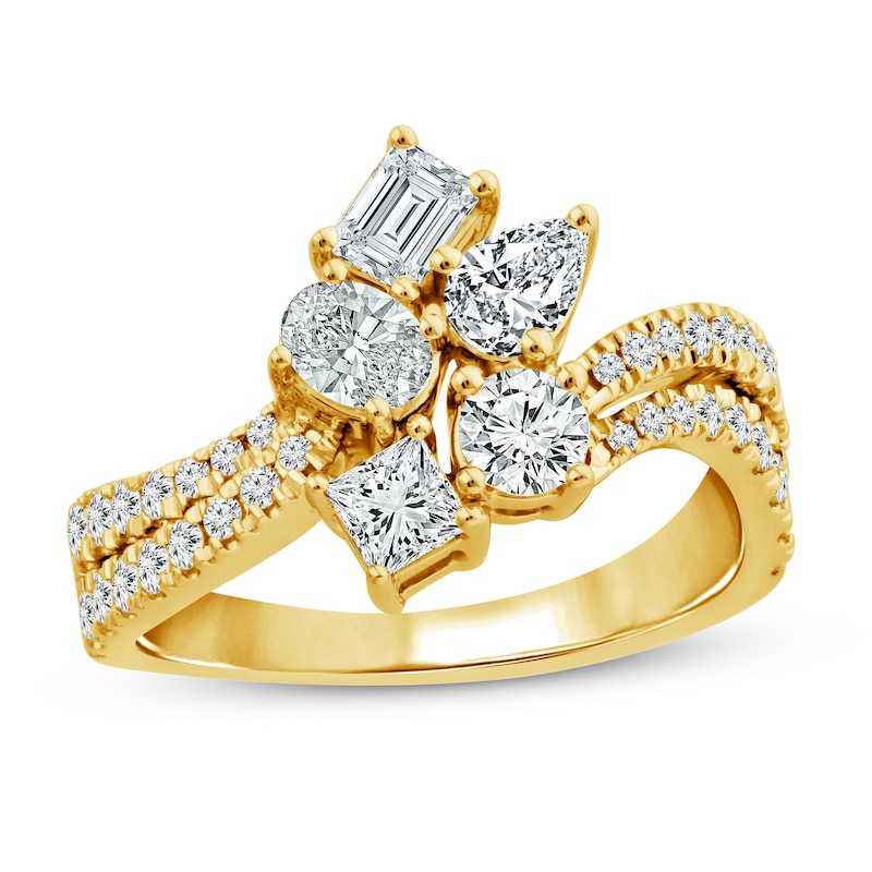 Everything You Are Diamond Ring 1 1 2 Ct Tw 14k Yellow Gold Kay