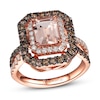 Thumbnail Image 0 of Le Vian Morganite RIng 1-1/6 ct tw Diamonds 14K Strawberry Gold