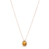 Thumbnail Image 0 of Le Vian Citrine & Diamond Necklace 1/8 ct tw 14K Strawberry Gold 18"