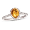 Thumbnail Image 1 of Le Vian Citrine & Diamond Ring 1/3 ct tw 14K Vanilla Gold