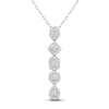 Thumbnail Image 1 of Diamond Necklace 1/2 ct tw 10K White Gold 18&quot;