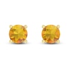 Thumbnail Image 2 of Citrine Solitaire Earrings 10K Yellow Gold