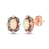 Thumbnail Image 1 of Le Vian Diamond & Opal Earrings 1/10 ct tw Diamonds 14K Strawberry Gold