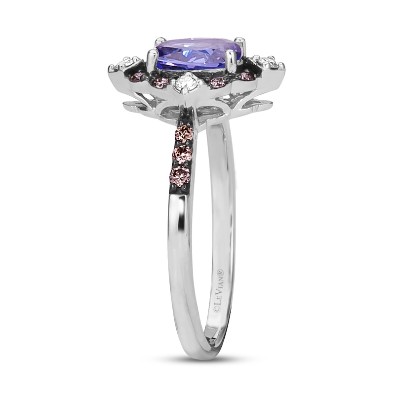 Main Image 2 of Le Vian Tanzanite Ring 1/5 ct tw Diamonds 14K Vanilla Gold