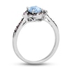 Thumbnail Image 2 of Le Vian Aquamarine Ring 1/5 ct tw Diamonds 14K Vanilla Gold