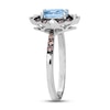 Thumbnail Image 3 of Le Vian Aquamarine Ring 1/5 ct tw Diamonds 14K Vanilla Gold