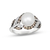 Thumbnail Image 1 of Le Vian Cultured Pearl Ring 1/2 ct tw Diamonds 14K Vanilla Gold