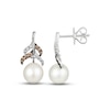 Thumbnail Image 2 of Le Vian Cultured Pearl Earrings 1/4 ct tw Diamonds 14K Vanilla Gold